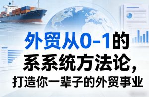 外贸从0-1的系统方法论,打造你一辈子的外贸事业-虚拟资源库