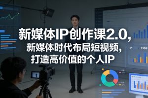 新媒体IP创作课2.0,新媒体时代布局短视频,打造高价值的个人IP-虚拟资源库