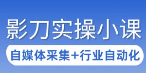 3天攻克影刀RPA:自媒体数据采集+行业自动化全流程-虚拟资源库