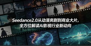 Seedance2.0从动漫爽剧到商业大片,全方位解读AI影视行业新动向-虚拟资源库