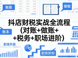 抖店财税实战全流程(对账+做账+税务+职场进阶)-虚拟资源库