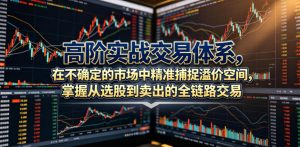 高阶实战交易体系,在不确定的市场中精准捕捉溢价空间,掌握从选股到卖出的全链路交易心法(更新6月)-虚拟资源库