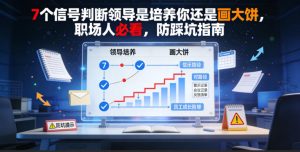 付费文章:7个信号判断领导是培养你还是画大饼,职场人必看,防踩坑指南-虚拟资源库