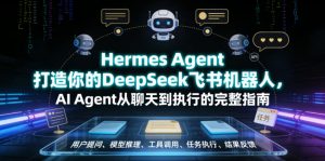 Hermes Agent打造你的DeepSeek飞书机器人,AI Agent从聊天到执行的完整指南-虚拟资源库