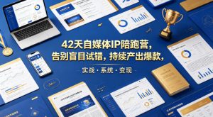 42天自媒体IP陪跑营,告别盲目试错,持续产出爆款,实战·系统·变现(更新2026)-虚拟资源库