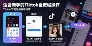 Tiktok下载注册发布,适合新手的Tiktok全流程操作-虚拟资源库