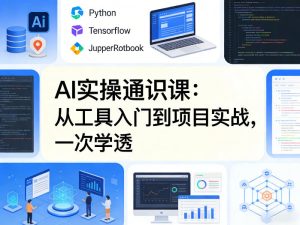 AI实操通识课,从工具入门到项目实战,一次学透-虚拟资源库