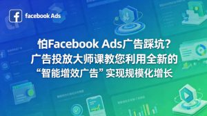 怕Facebook Ads广告踩坑?广告投放大师课教您利用全新的“智能增效广告”实现规模化增长【原创双语字幕】-虚拟资源库