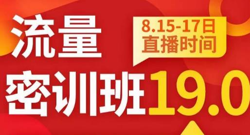 秋秋线上流量密训班19.0，打通流量关卡，线上也能实战流量破局-虚拟资源库