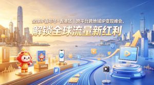 全球IP嘉年华·香港站|跨平台跨地域IP变现峰会,解锁全球流量新红利-虚拟资源库