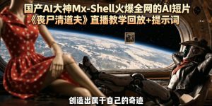国产AI大神Mx-Shell火爆全网的AI短片《丧尸清道夫》直播教学回放+提示词-虚拟资源库