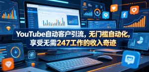 YouTube自动客户引流,无门槛自动化,享受无需247工作的收入奇迹!【原创双语字幕】-虚拟资源库