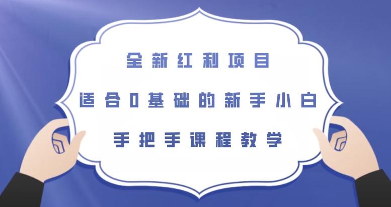 全新红利项目,适合0基础的新手小白,手把手课程教学【揭秘】-虚拟资源库