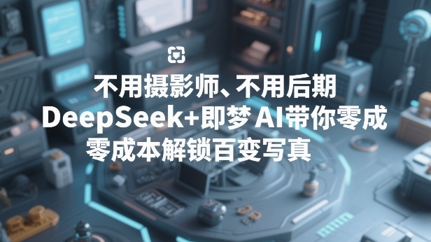 不用摄影师、不用后期,DeepSeek+即梦AI带你零成本解锁百变写真!-虚拟资源库