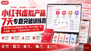 小红书虚拟产品7天专题突破训练营,如何用skills原创虚拟产品,用Skil搭建一套从选题、内容、产品到交付的个人生产线-虚拟资源库