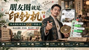 朋友圈就是“印钞机”,风水师私域变现108个野路子,一条朋友圈换一单生意,线上线下一起吃【文档】-虚拟资源库