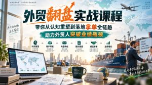 外贸翻盘实战课程,带你从认知重塑到落地拿单全链路,助力外贸人突破业绩瓶颈-虚拟资源库