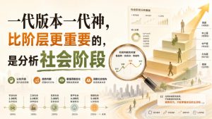 付费文章:一代版本一代神,比阶层更重要的,是分析社会阶段-虚拟资源库