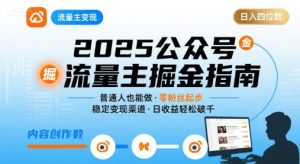 公众号流量主变现项目,普通人也能通过这个项目日入四位数(更新26年8月)-虚拟资源库