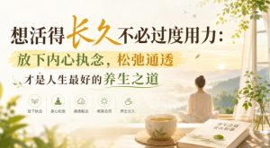 付费文章:想活得长久不必过度用力:放下内心执念,松弛通透才是人生最好的养生之道-虚拟资源库