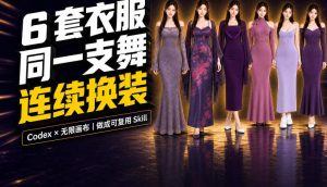 同一支舞,6套衣服按顺序切换:我把服装换装视频做成了一个Skill-虚拟资源库