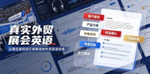 真实外贸展会英语,广交会外贸口语听力突击课程【音频】-虚拟资源库