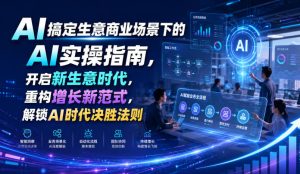 AI搞定生意商业场景下的AI实操指南,开启新生意时代,重构增长新范式,解锁AI时代决胜法则【文档】-虚拟资源库