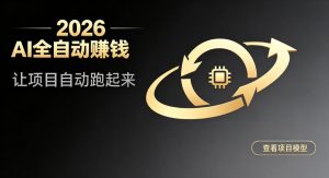 都2026年了，还不会用AI全自动替你賺钱吗？各种项目现在都能做到全自动运行【揭秘】-虚拟资源库
