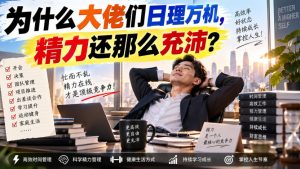 付费文章:为什么大佬们日理万机,精力还那么充沛?-虚拟资源库